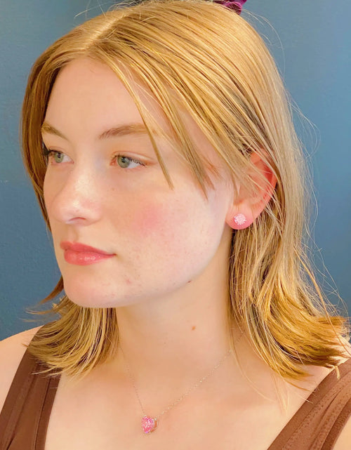 Load image into Gallery viewer, Exceptional Cut Sterling Silver Stud Earrings
