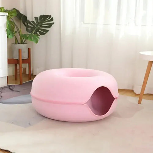 Load image into Gallery viewer, Cat Donut Bed
