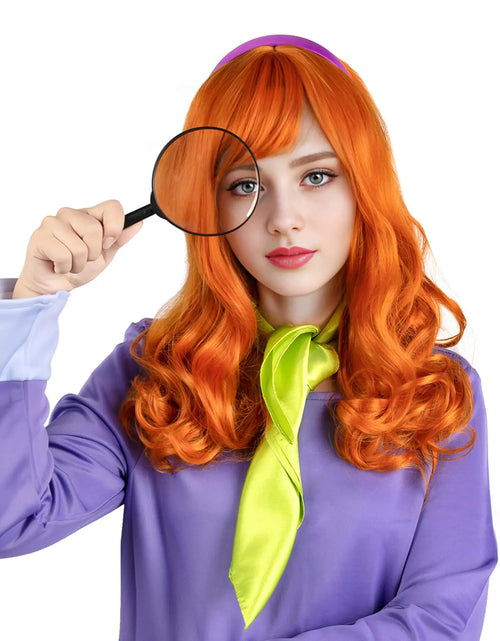 Load image into Gallery viewer, Old Lady Wig And Glasses Grey Wig Short Cosplay Grandma Wig Costume For Women Gray Old Lady
