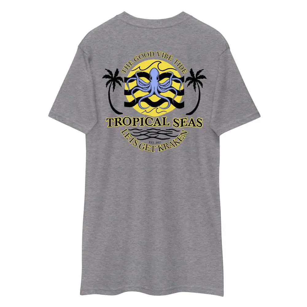 Men's Tropical Lets Get Kraken Octopus T-shirt
