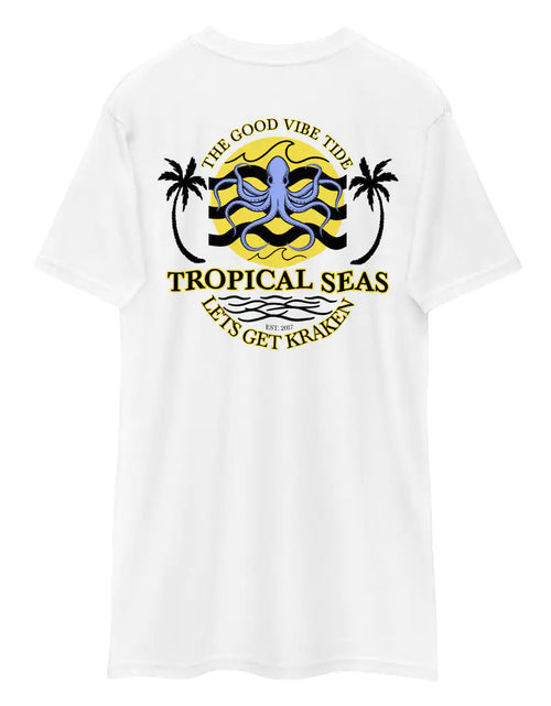 Load image into Gallery viewer, Men&#39;s Tropical Lets Get Kraken Octopus T-shirt
