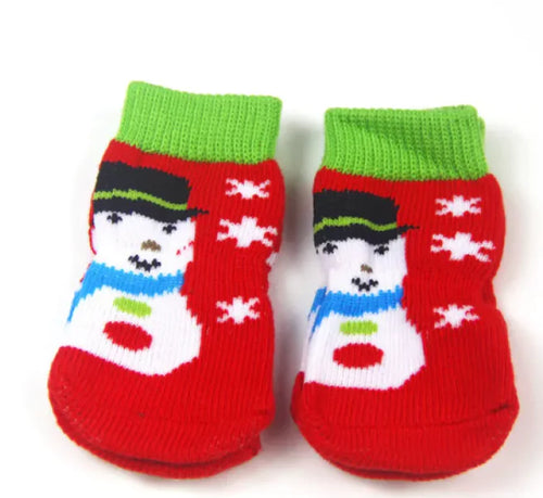 Load image into Gallery viewer, Jolly Paws Christmas Dog Socks
