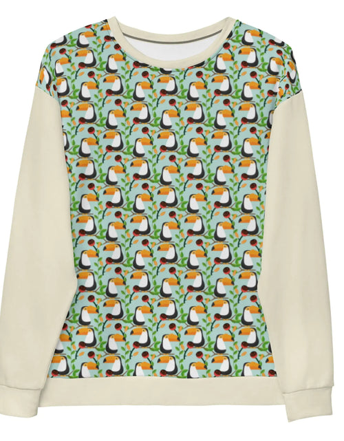 Load image into Gallery viewer, Men&#39;s Toucan Pattern Sweatshirt
