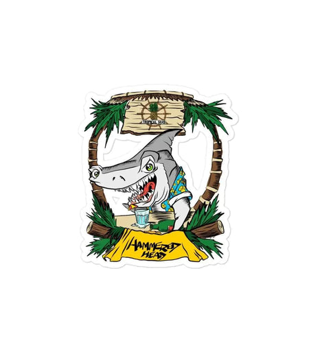 Hammered Head stickers