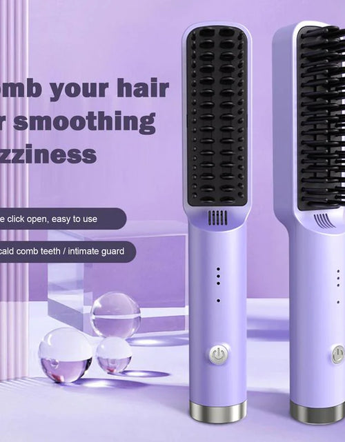 Load image into Gallery viewer, Fast Heated Straightener Brush Hair
