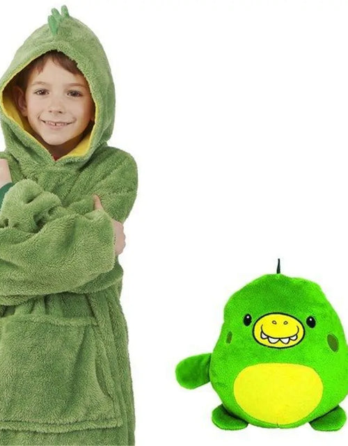 Load image into Gallery viewer, Dinosaur Hooded Sweatshirt
