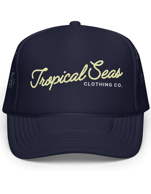 Load image into Gallery viewer, Fancy Tropical Seas Foam Trucker Hat
