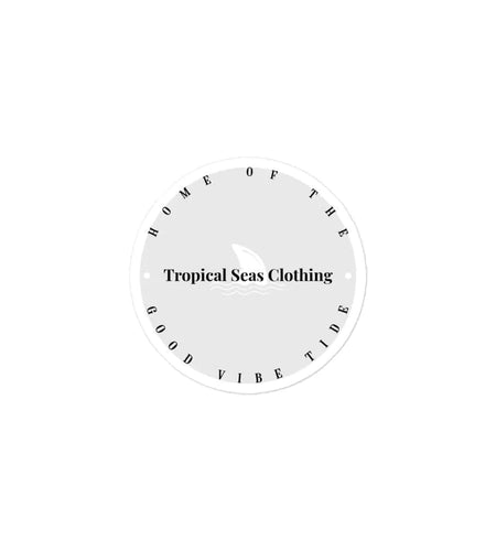 New Tropical Seas Logo stickers