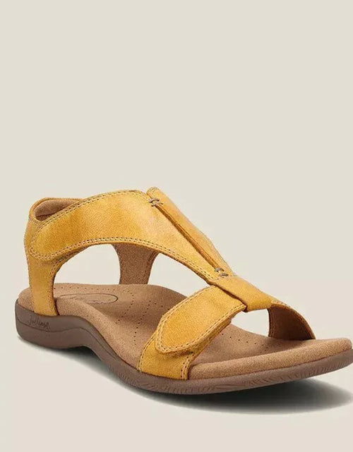 Load image into Gallery viewer, Women&#39;s Platform Wedge Velcro Strap Sandals
