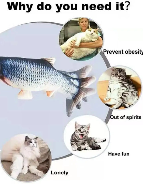 Load image into Gallery viewer, Realistic Fish Chew Toy for Cats
