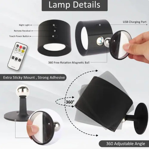 Load image into Gallery viewer, Double-headed Night Lamp
