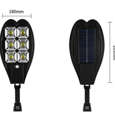 Remote Control Solar Yard Light - Human Sensing LED Street Lamp