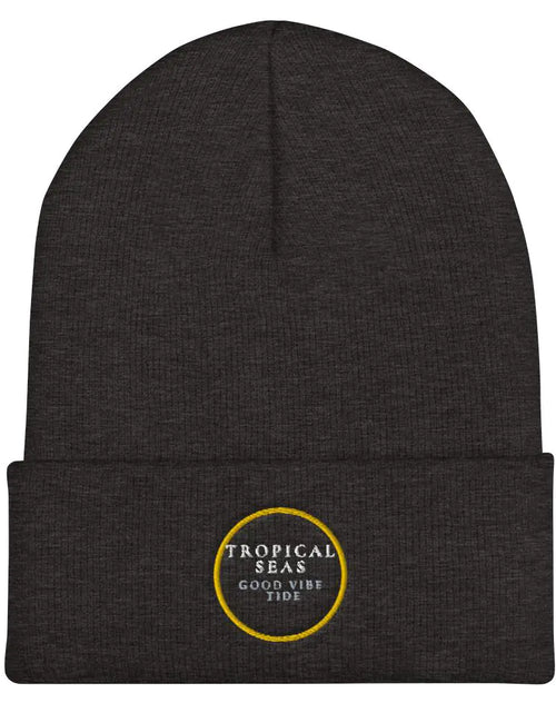 Load image into Gallery viewer, Tropical Seas Cuffed Beanie
