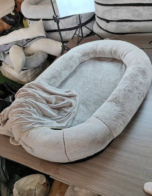Load image into Gallery viewer, Oversized Human Dog Bed - Removable &amp; Washable
