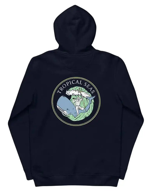 Load image into Gallery viewer, Neptune’s Whale Ride Unisex essential eco hoodie
