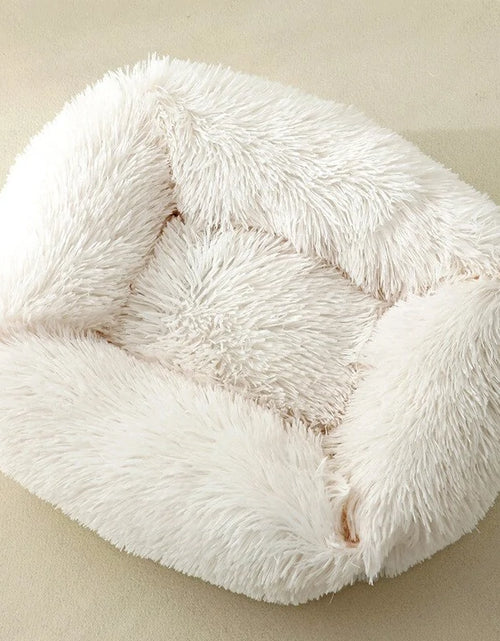 Load image into Gallery viewer, Plush Square Cat Bed: Warm Winter Pet Nest for Small Dogs and Cats

