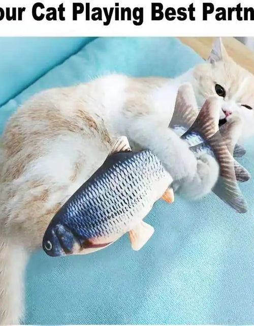 Load image into Gallery viewer, Realistic Fish Chew Toy for Cats
