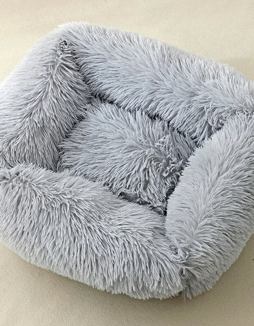 Load image into Gallery viewer, Plush Square Cat Bed: Warm Winter Pet Nest for Small Dogs and Cats
