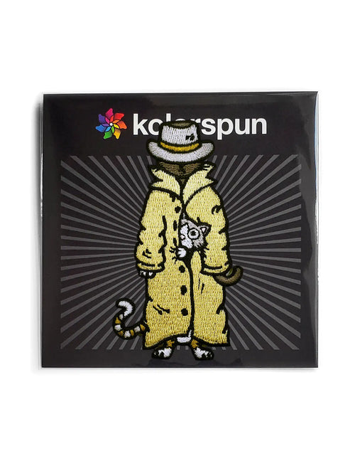Load image into Gallery viewer, Trench Coat Cats Patch
