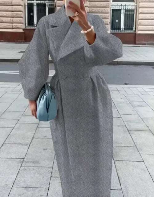 Load image into Gallery viewer, Vintage Lantern Sleeve Lapel Jacket

