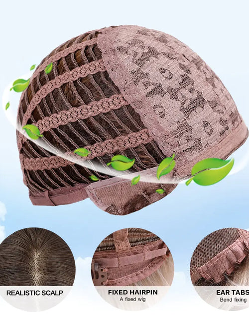 Load image into Gallery viewer, Synthetic Long Brown Wig

