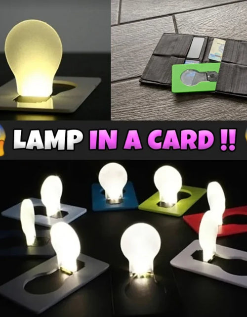 Load image into Gallery viewer, LED Hero Folding Card Bulb Lamp
