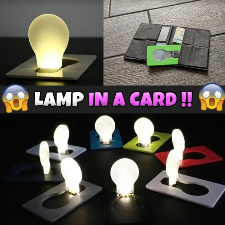 LED Hero Folding Card Bulb Lamp