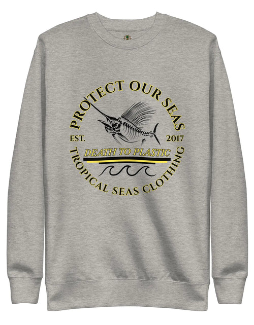 Load image into Gallery viewer, Men&#39;s Premium Death to Plastic Sweatshirt
