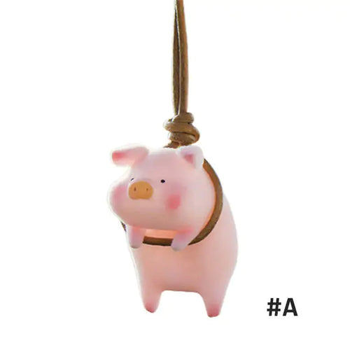 Load image into Gallery viewer, Swing Pig Car Interior Ornament
