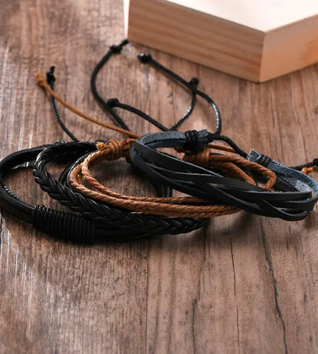 4PCS/ Set Braided Bracelets