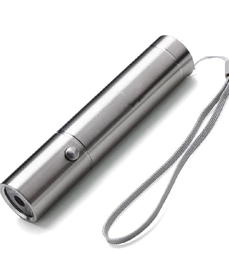 Stainless Steel Small Steel Cannon Flashlight
