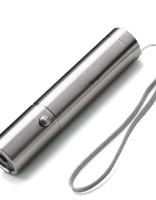 Load image into Gallery viewer, Stainless Steel Small Steel Cannon Flashlight
