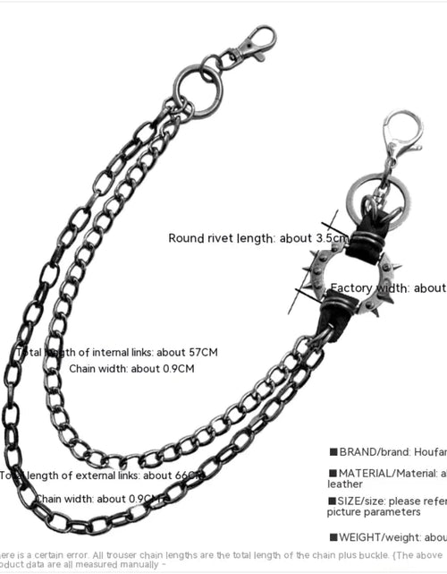 Load image into Gallery viewer, Trendy High Street Alloy Chain Waist Belt – Cool Rock Fashion Accessory
