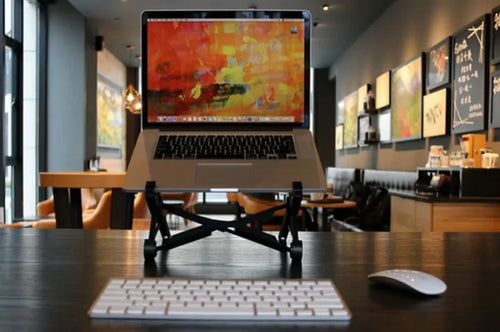 Load image into Gallery viewer, Folding Portable Laptop Stand
