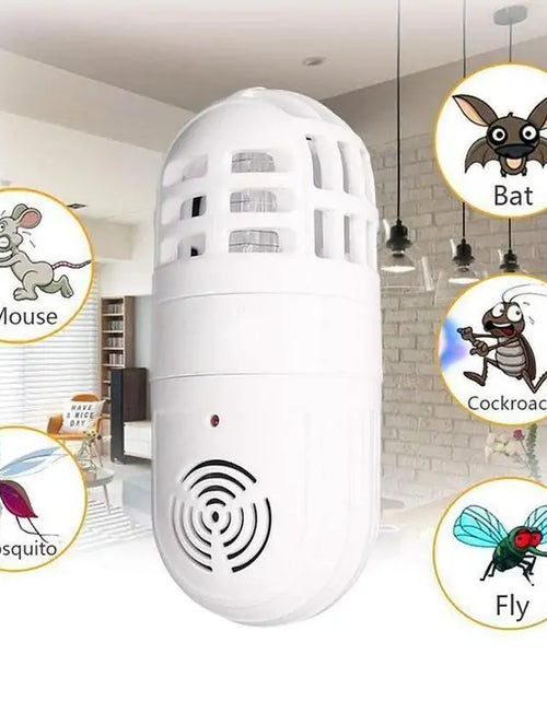 Load image into Gallery viewer, Ultrasonic Blue Light Two in One Mosquito Repellent
