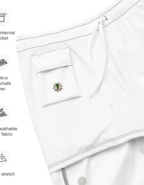 Load image into Gallery viewer, Men&#39;s White Eco Board Shorts

