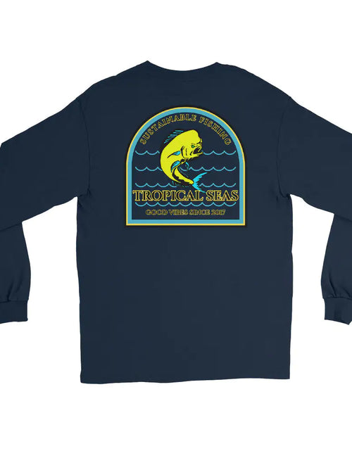 Load image into Gallery viewer, Men&#39;s Sustainable Fishing Mahi Mahi Long Sleeve Shirt
