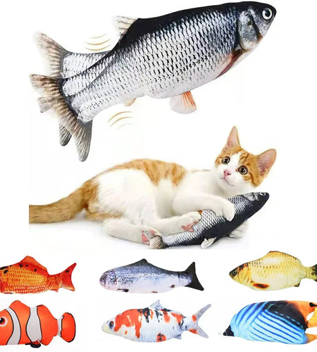 Realistic Fish Chew Toy for Cats