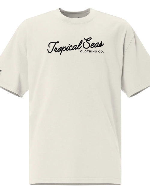 Load image into Gallery viewer, Oversized Tropical Seas Printed Faded T-shirt
