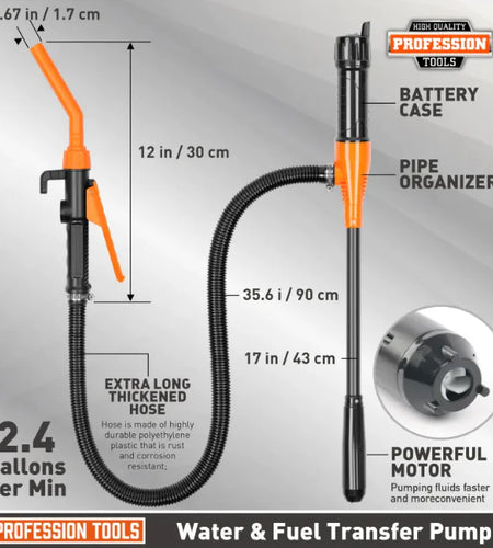 Easy Flow Portable Oil Transfer Hose