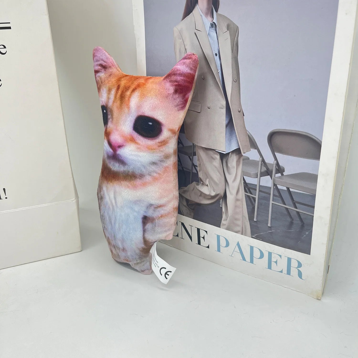 Stuffed Lifelike Cats Plush Toy