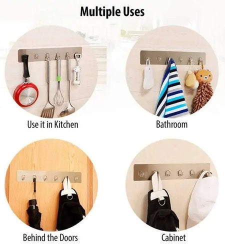 Adhesive Waterproof Stainless Steel Hanger