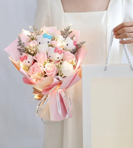 6 Cats Sanrio Anime Hello Kitty Bouquet