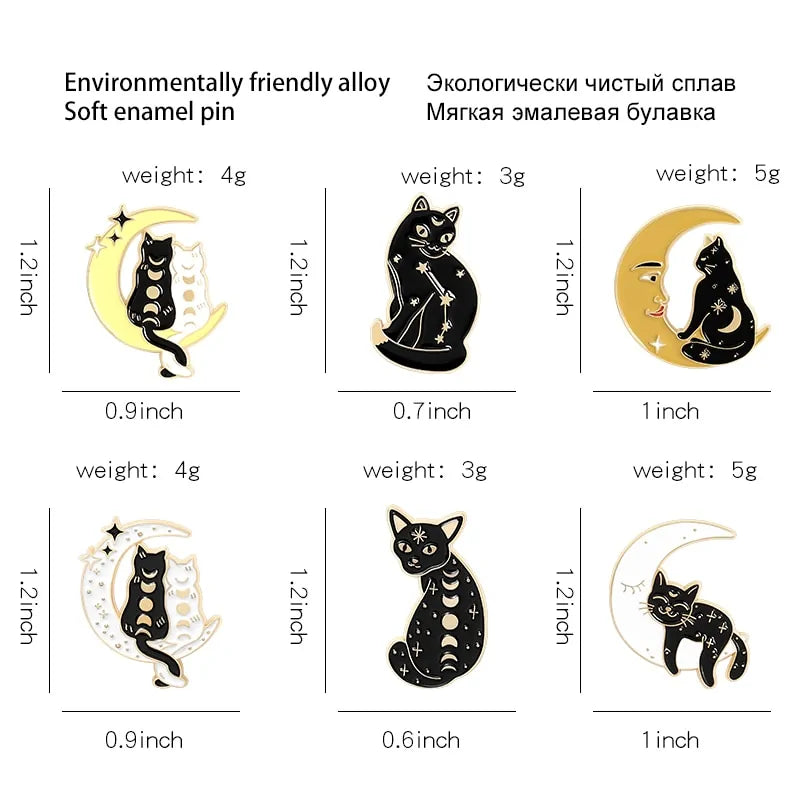 Cat Pin Brooches
