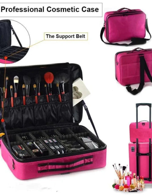 Load image into Gallery viewer, Ultimate Organizing Makeup Bag
