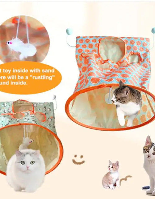 Load image into Gallery viewer, Endless Fun Portable Tunnel Bag For Cats
