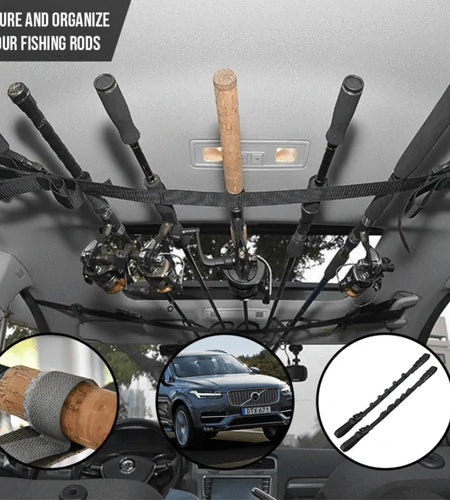 Fishing Rod Rack Holder Strap Storage Car