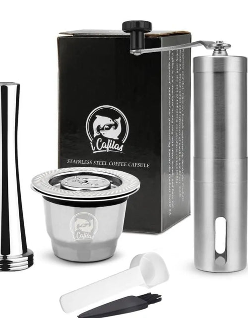 Load image into Gallery viewer, Stainless Steel Refillable Coffee Capsule and Accessories
