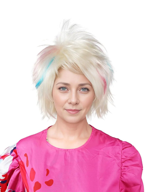 Load image into Gallery viewer, Old Lady Wig And Glasses Grey Wig Short Cosplay Grandma Wig Costume For Women Gray Old Lady
