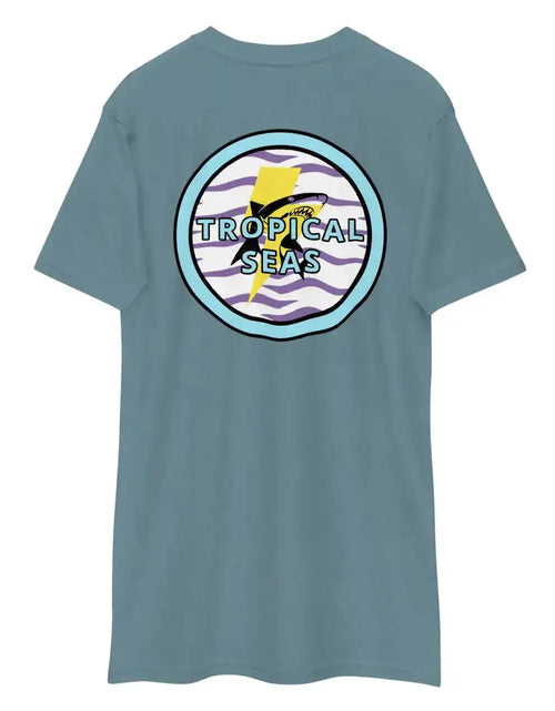 Load image into Gallery viewer, Electric Shark heavyweight tee
